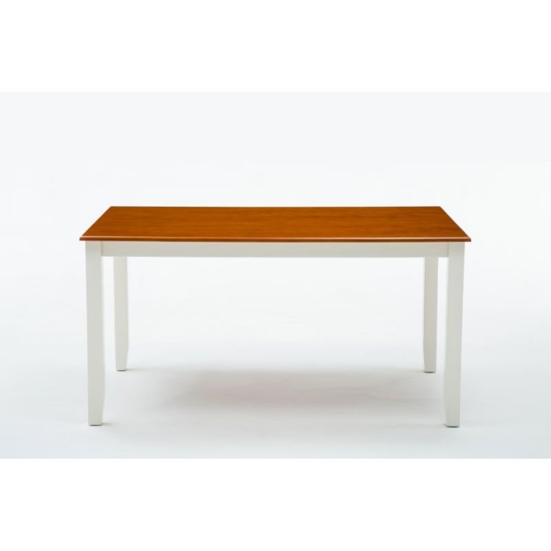 Boraam - Bloomington Dining Table in White and Honey Oak - 22030