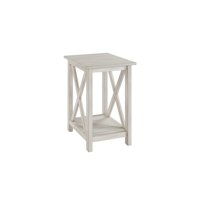 Boraam - Jamestown Side Table - Antique White - 77408