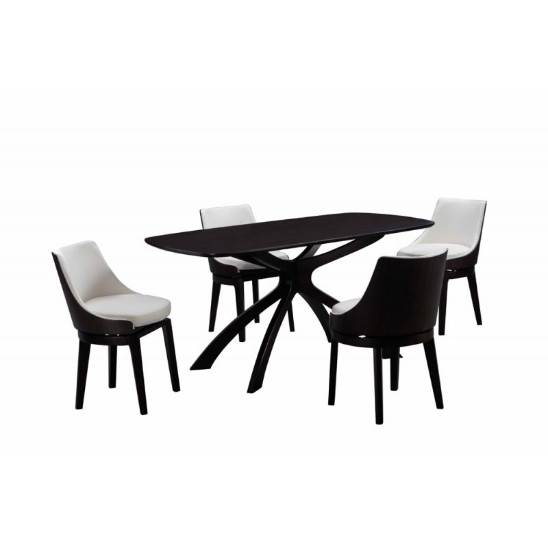 Boraam - Orleans 5pc Low Back Chair Dining Set - 84076