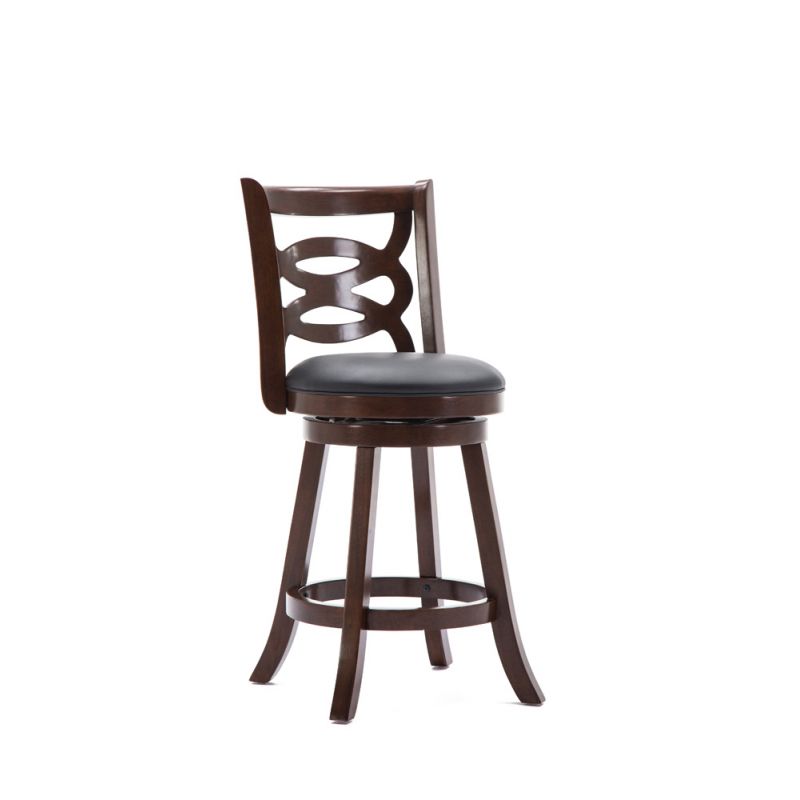 Boraam - Seina Swivel Counter Stool - Cappuccino - 61824