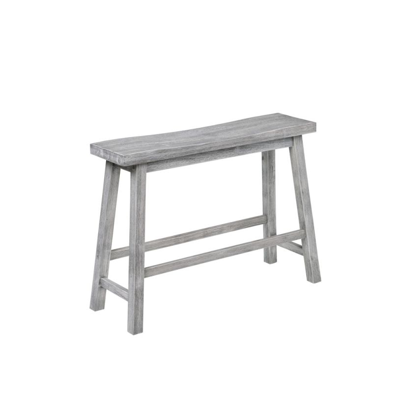 Boraam - Sonoma Dining Bench [Storm Gray Wire-Brush] - 75225