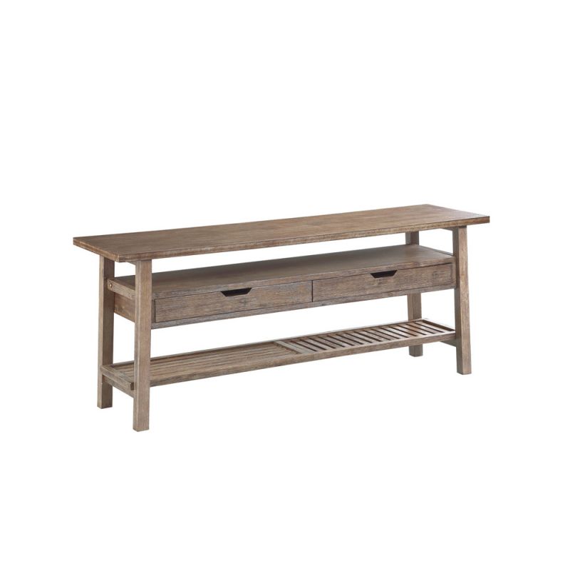 Boraam - Sonoma TV Stand [Barnwood Wire-Brush] - 75032