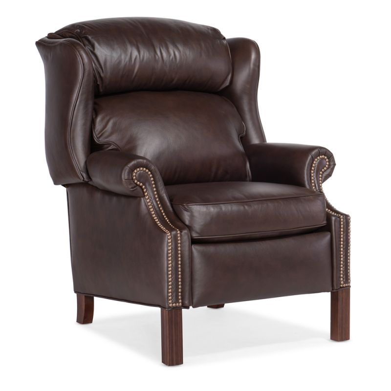 Bradington-Young - BYX - Chippendale Power Reclining Wing Chair - BYX-4114PB980008-88MHFN