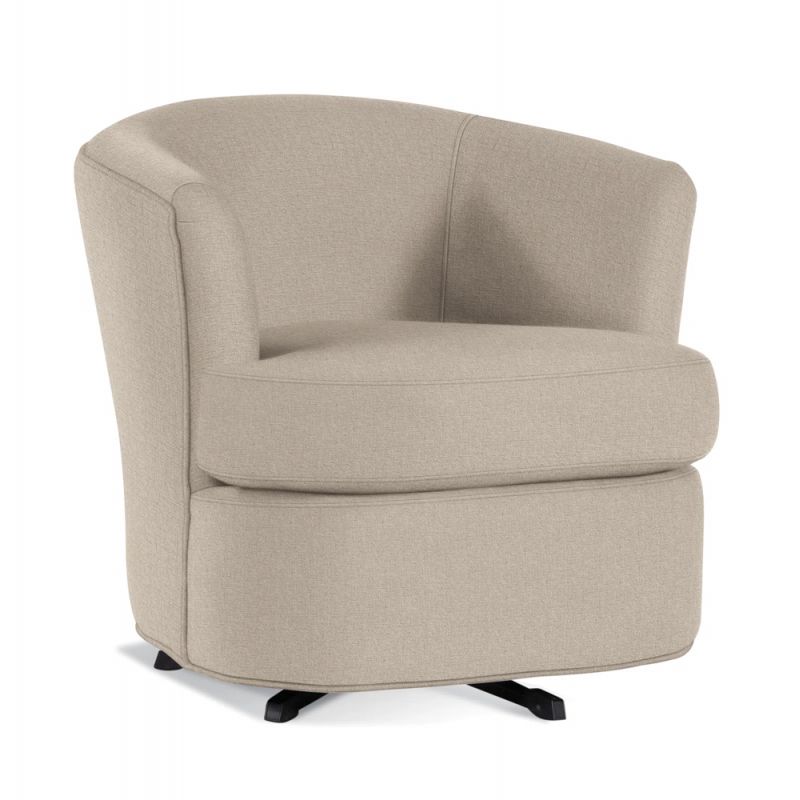 Braxton Culler - Ashby Swivel Tub Chair (Beige Crypton Performance Fabric) - 539-005