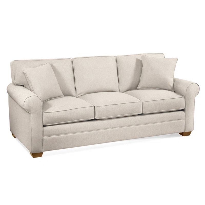 Braxton Culler - Bedford Queen Sleeper Sofa (White Crypton Performance Fabric) - 728-015