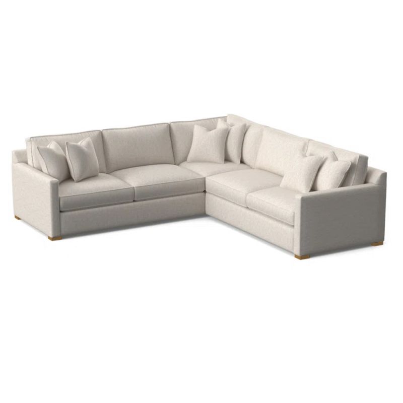 Braxton Culler - Bel-Air 3-Piece Sectional (White Crypton Performance Fabric) - 705-3PC-SEC1