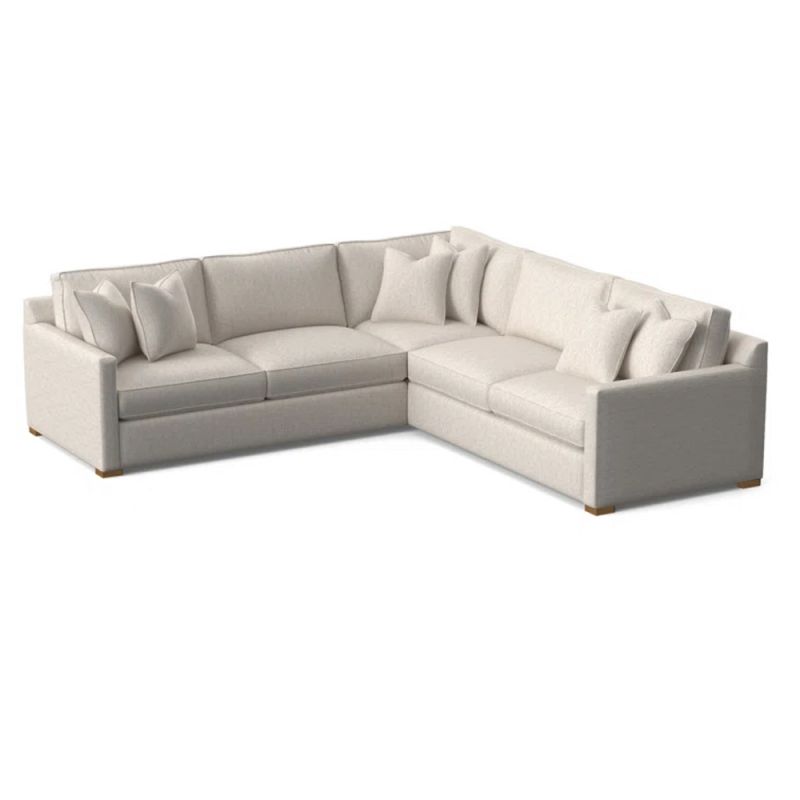 Braxton Culler - Bel-Air 5-Piece Sectional (White Crypton Performance Fabric) - 705-4PC-SEC1