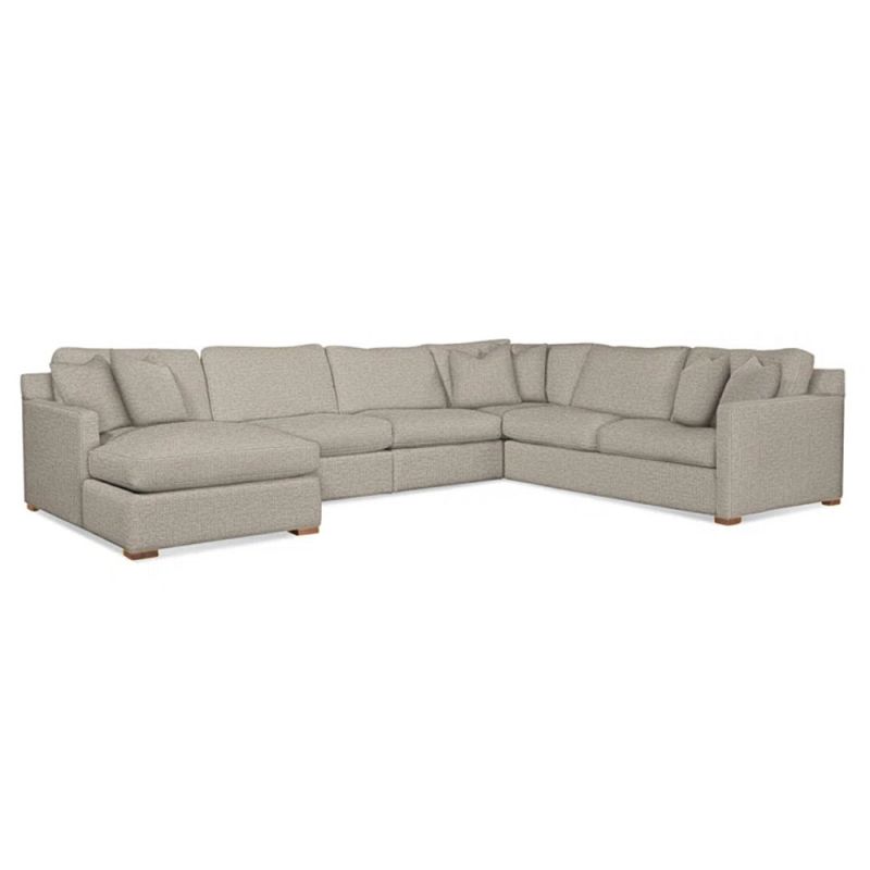Braxton Culler - Bel-Air 5-Piece Sectional (Brown Crypton Performance Fabric) - 706-4PC-SEC2
