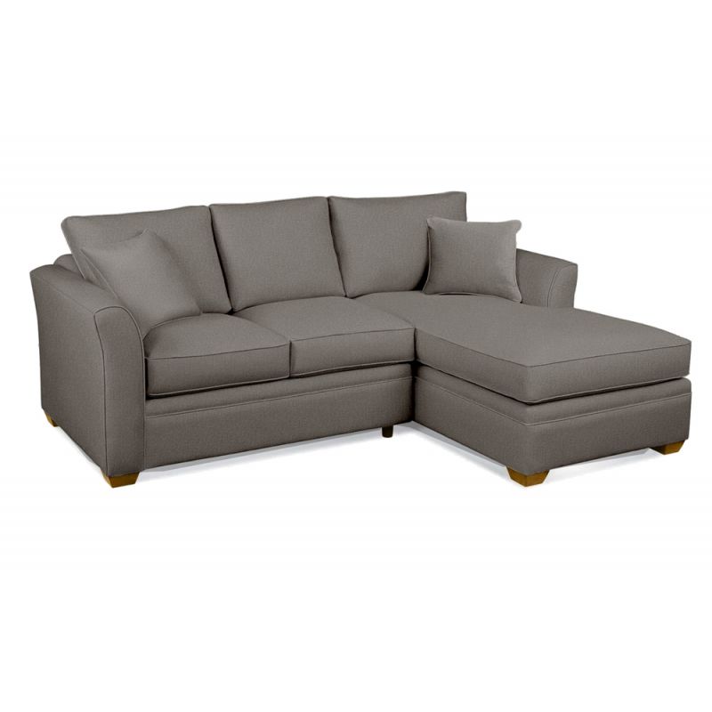 Braxton Culler - Bridgeport Two-Piece Chaise Sectional (Brown Crypton Performance Fabric) - 560-2PC-SEC1