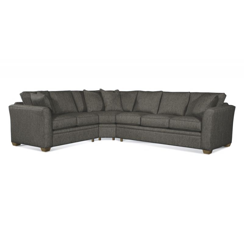 Braxton Culler - Bridgeport Two-Piece Chaise Sectional (Brown Crypton Performance Fabric) - 560-3PC-SEC1
