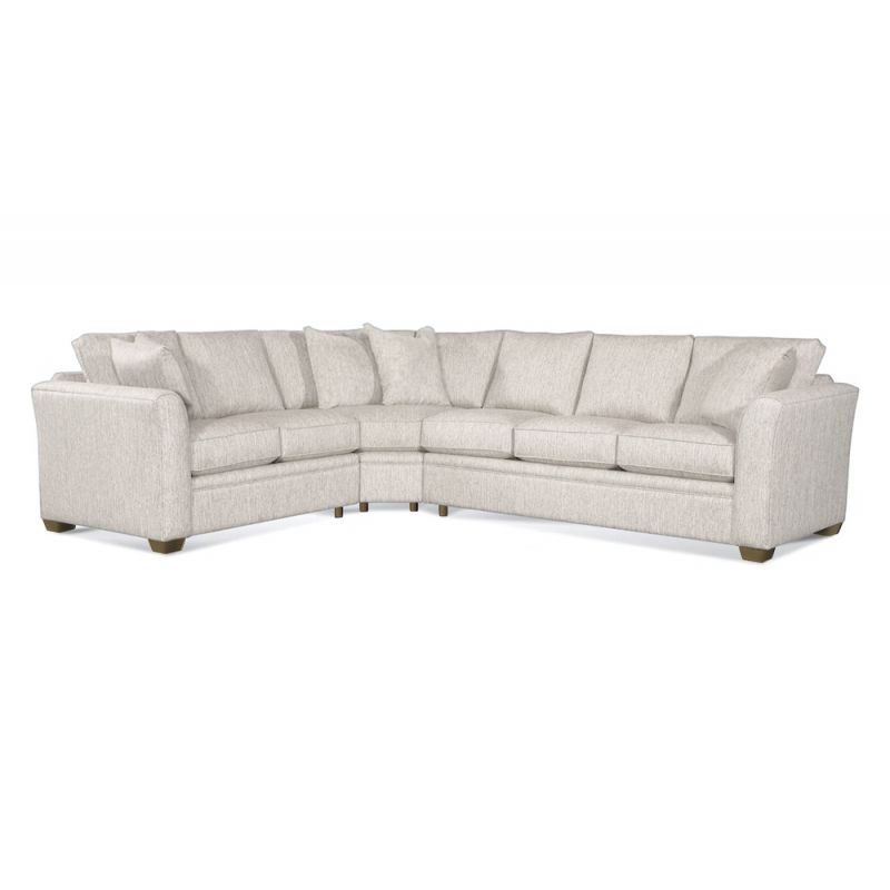Braxton Culler - Bridgeport Two-Piece Chaise Sectional (White Crypton Performance Fabric) - 560-3PC-SEC1