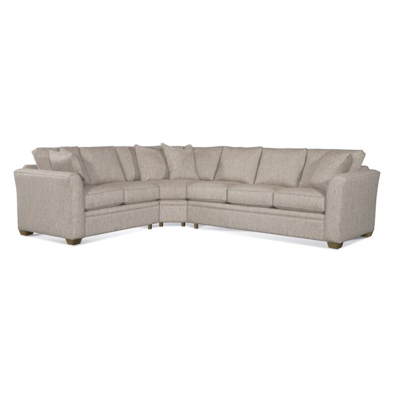 Braxton Culler - Bridgeport Two-Piece Chaise Sectional (Beige Crypton Performance Fabric) - 560-3PC-SEC1