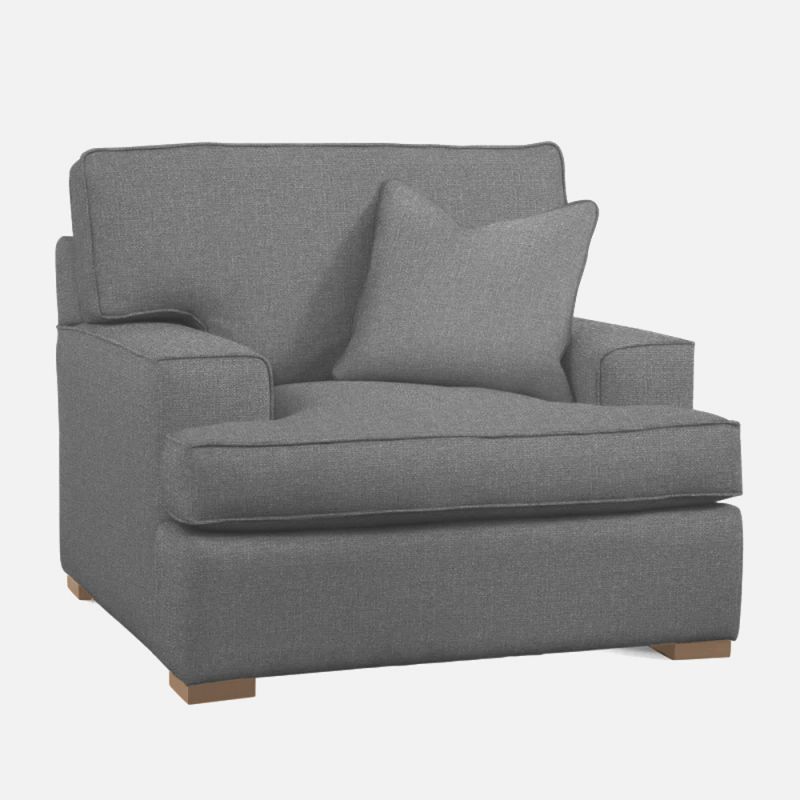 Braxton Culler - Bridgetown Chair (Brown Crypton Performance Fabric) - 785-001