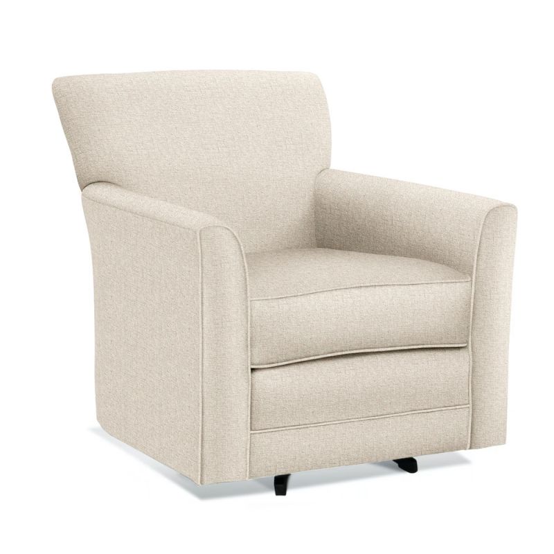 Braxton Culler - Buckley Swivel Chair (White Crypton Performance Fabric) - 524-005