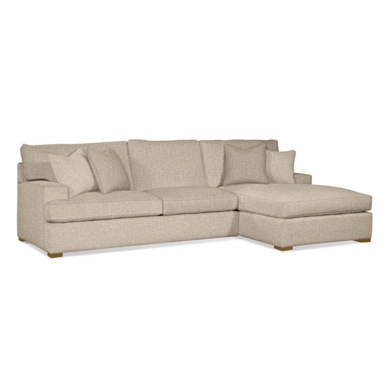 Braxton Culler - Cambria 2-Piece Chaise Sectional (Beige Crypton Performance Fabric) - 784-2PC-SEC1