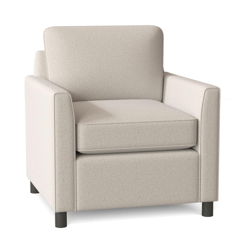 Braxton Culler - Charleston Chair (White Crypton Performance Fabric) - 562-001