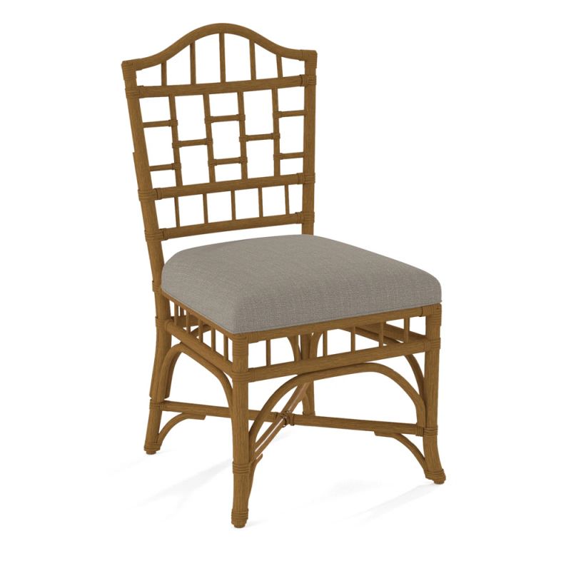 Braxton Culler - Chippendale Side Chair (Brown Crypton Performance Fabric) - 970-028