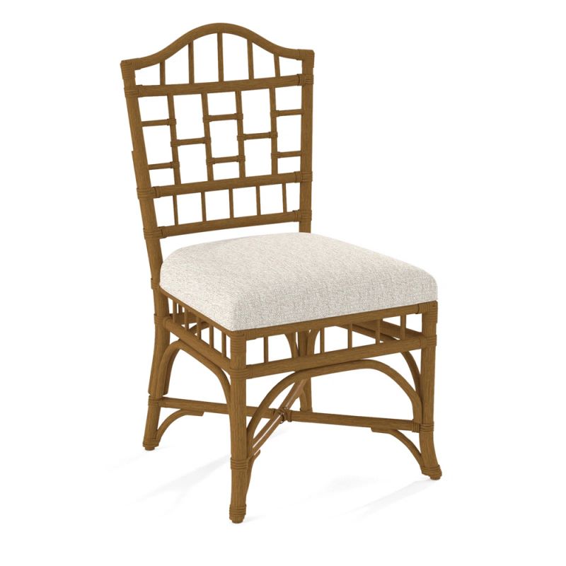 Braxton Culler - Chippendale Side Chair (White Crypton Performance Fabric) - 970-028