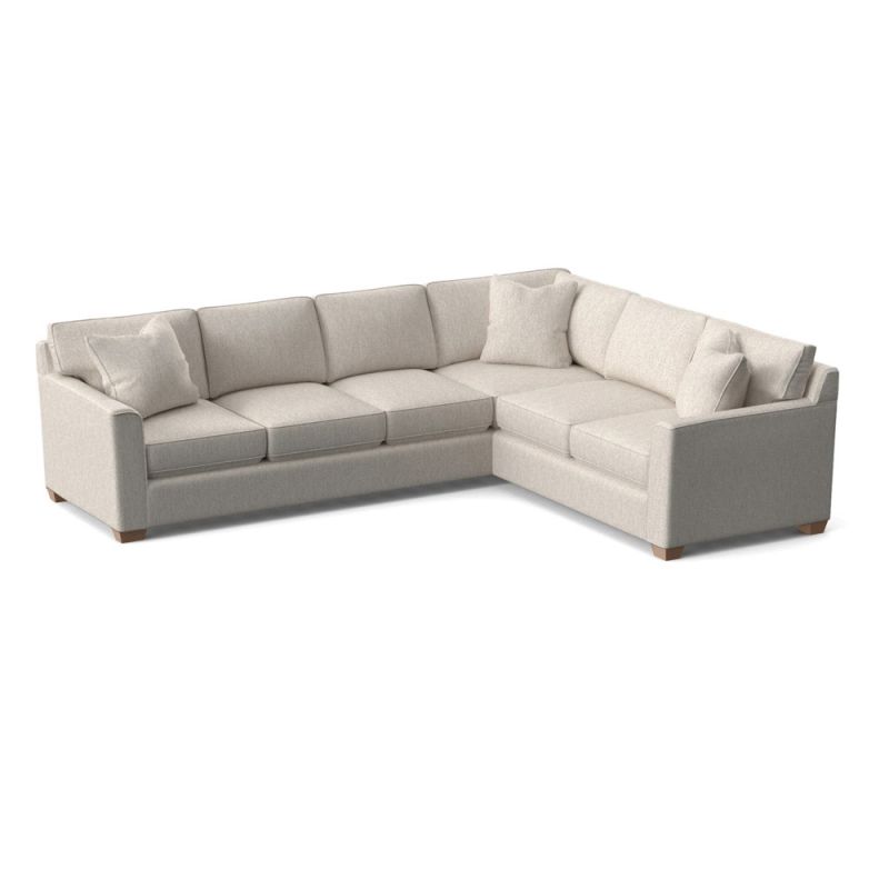 Braxton Culler - Easton 2-Piece Sectional (White Crypton Performance Fabric) - 786-2PC-SEC2