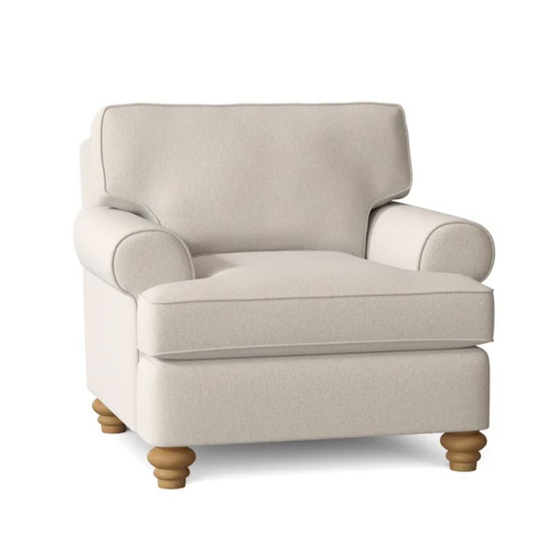 Braxton Culler - Lowell Chair (White Crypton Performance Fabric) - 773-001
