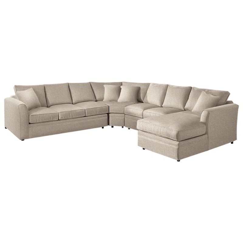 Braxton Culler - Northfield Four-Piece Sectional with Chaise (Beige Crypton Performance Fabric) - 550-4PC-SEC2