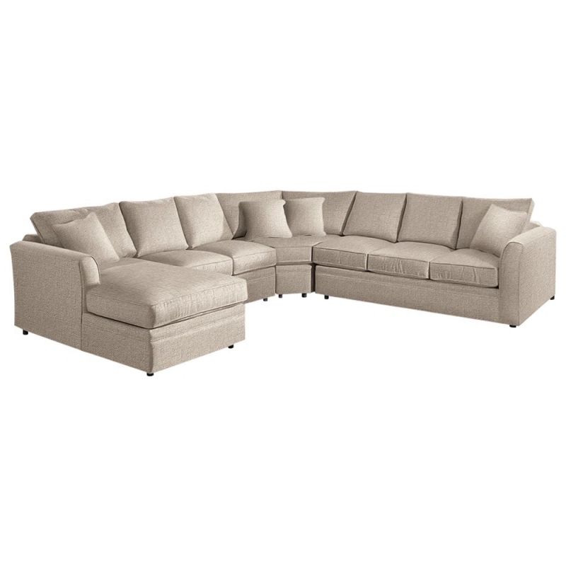 Braxton Culler - Northfield Four-Piece Sectional with Chaise (Beige Crypton Performance Fabric) - 550-4PC-SEC1