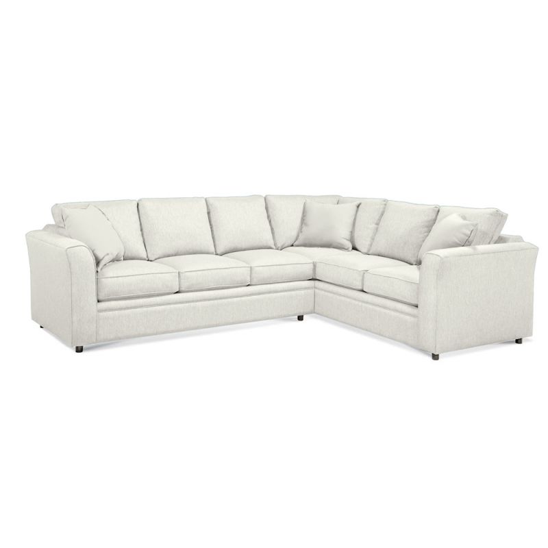 Braxton Culler - Northfield Two-Piece L Sectional (White Crypton Performance Fabric) - 550-2PC-SEC2
