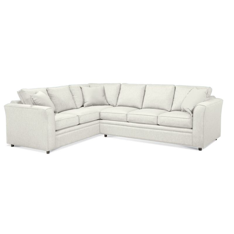 Braxton Culler - Northfield Two-Piece L Sectional (White Crypton Performance Fabric) - 550-2PC-SEC1