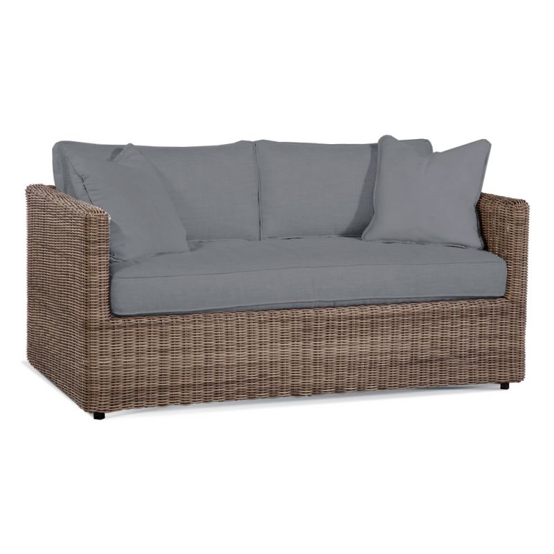 Braxton Culler - Paradise Bay 2 over Bench Seat Sofa (Brown Crypton Performance Fabric) - 486-0191