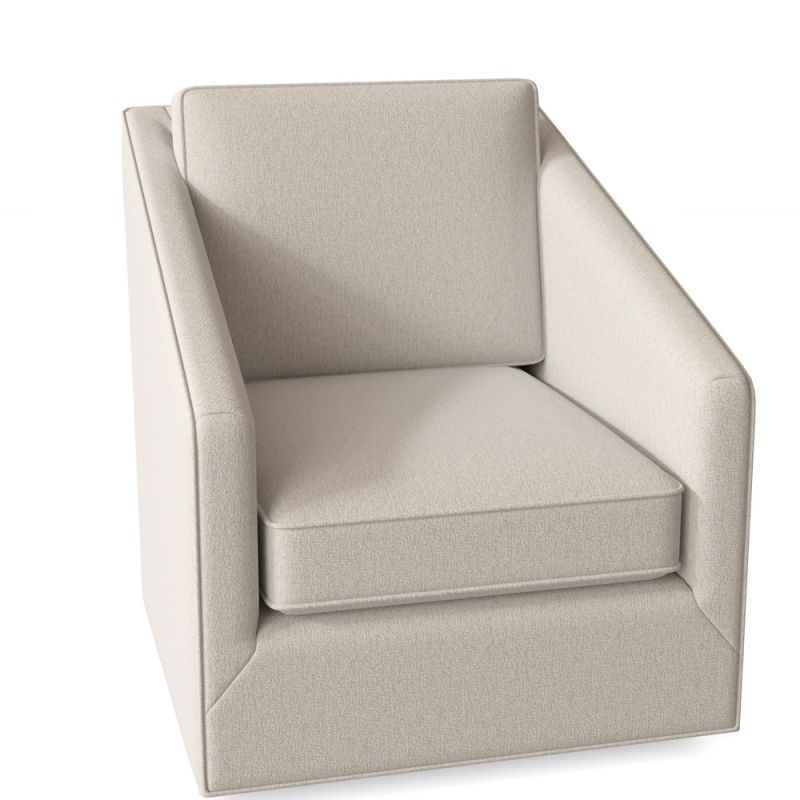 Braxton Culler - Taylor Swivel Chair (White Crypton Performance Fabric) - 508-005
