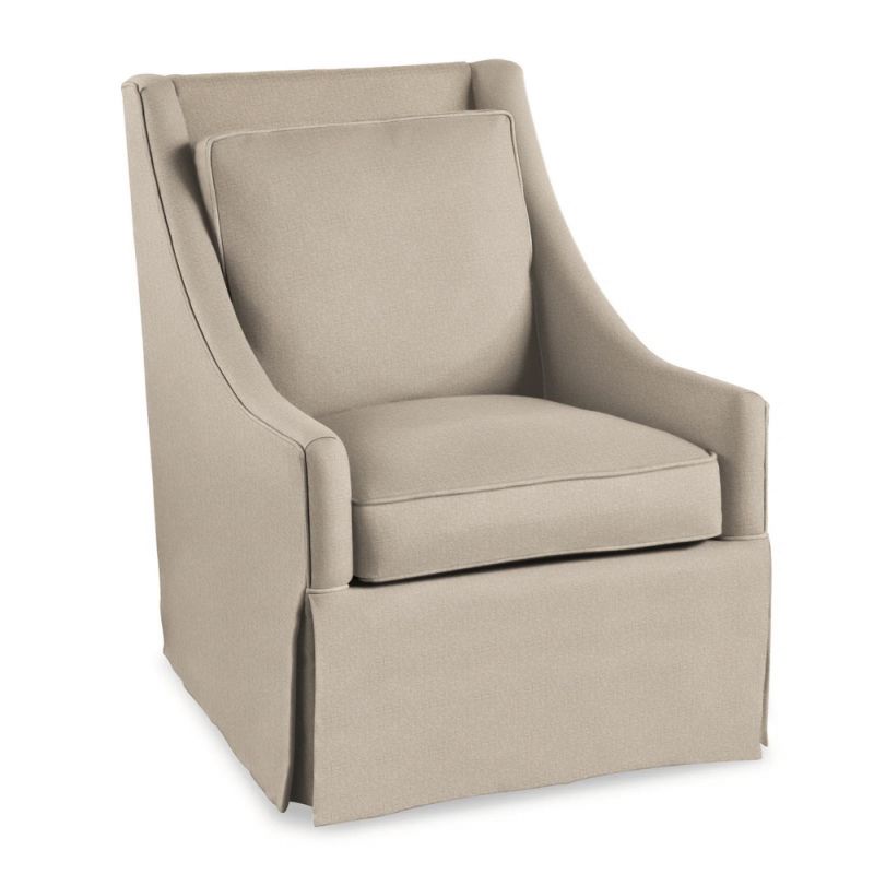 Braxton Culler - Teagan Swivel Chair (Beige Crypton Performance Fabric) - 602-005