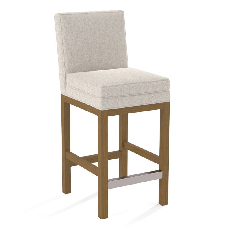 Braxton Culler - Upholstered Top Counter Stool (White Crypton Performance Fabric) - B113-012