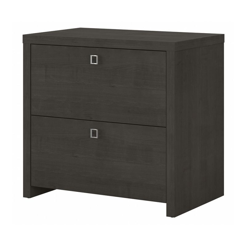 Bush Business Furniture - Echo 2 Drawer Lateral File Cabinet in Charcoal Maple - KI60302-03