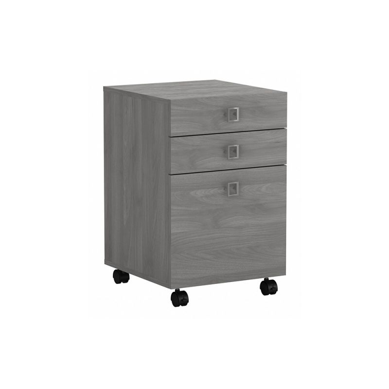 Bush Business Furniture - Echo 3 Drawer Mobile File Cabinet in Modern Gray - KI60401-03