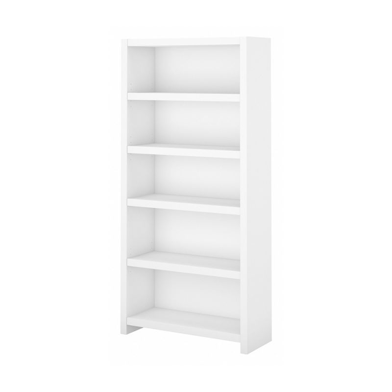 Bush Business Furniture - Echo 5 Shelf Bookcase in Pure White - KI60104-03