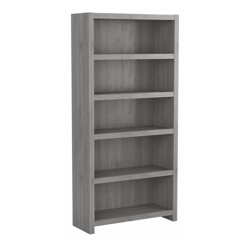 Bush Business Furniture - Echo 5 Shelf Bookcase in Modern Gray - KI60404-03