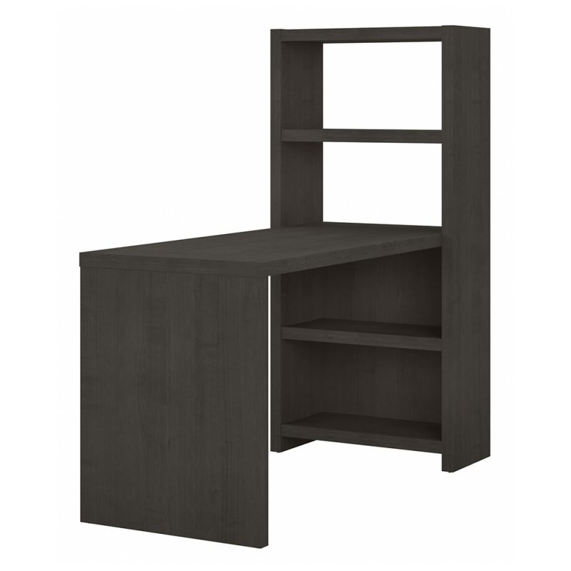 Bush Business Furniture - Echo 56W Bookcase Desk in Charcoal Maple - KI60307-03