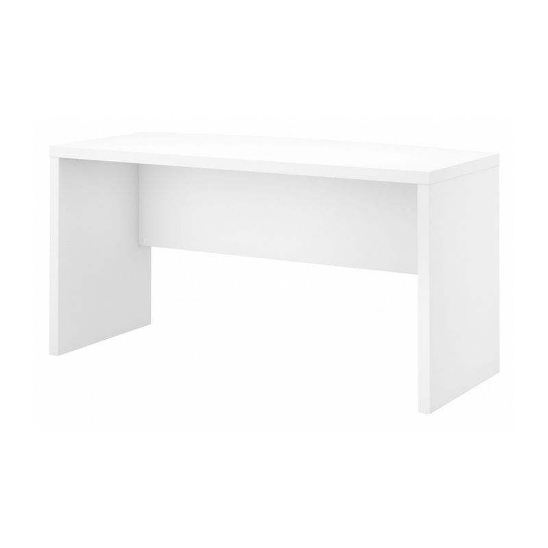 Bush Business Furniture - Echo 60W Bow Front Desk in Pure White - KI60105-03