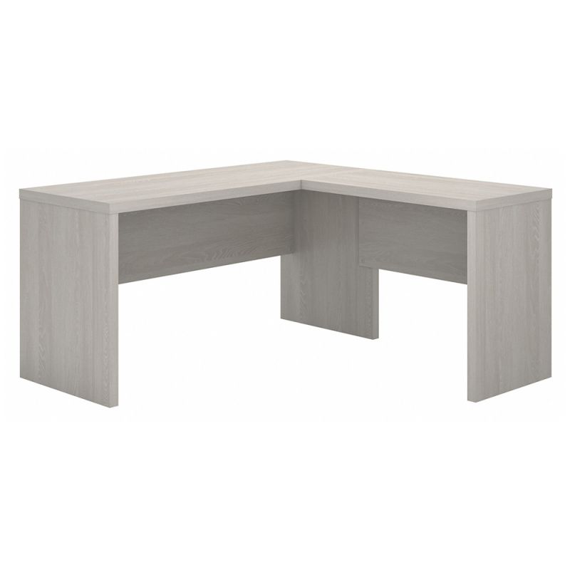 Bush Business Furniture - Echo L Shaped Desk in Gray Sand - ECH026GS