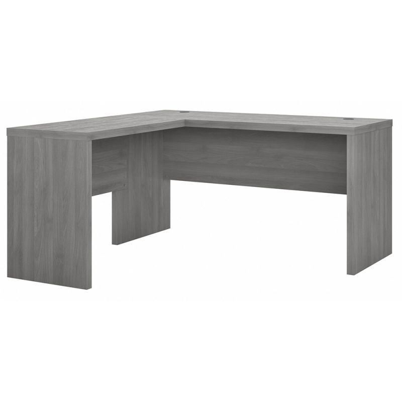 Bush Business Furniture - Echo L Shaped Desk in Modern Gray - ECH026MG