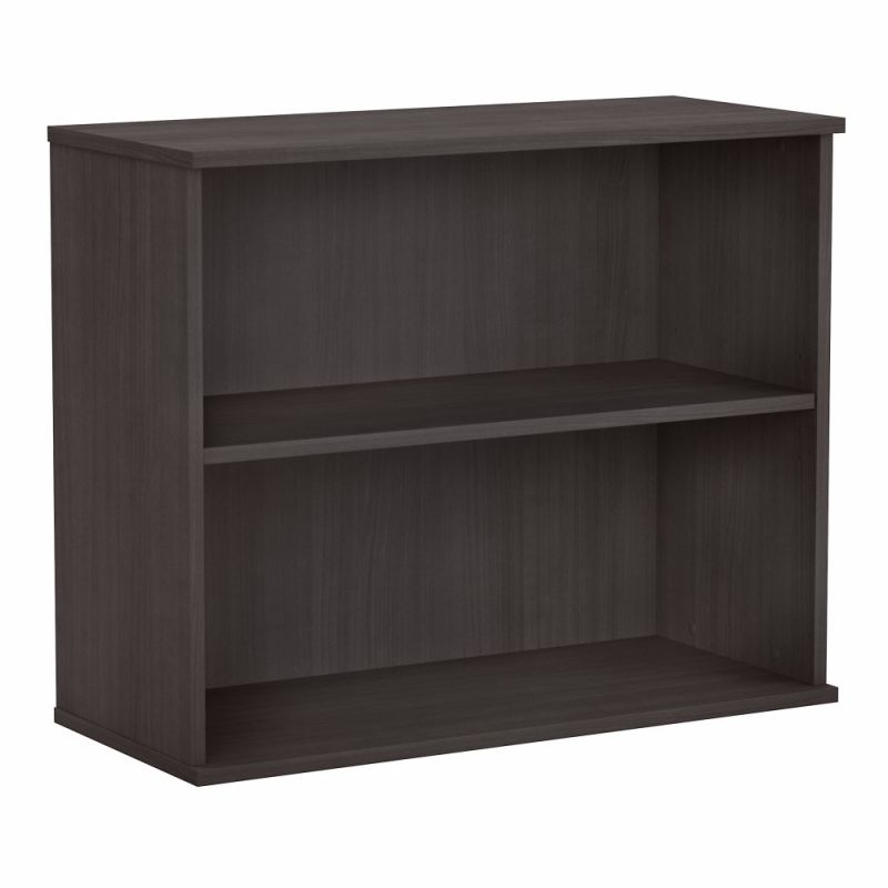 Bush Furniture - BBF Small 2 Shelf Bookcase in Storm Gray - BK3036SG