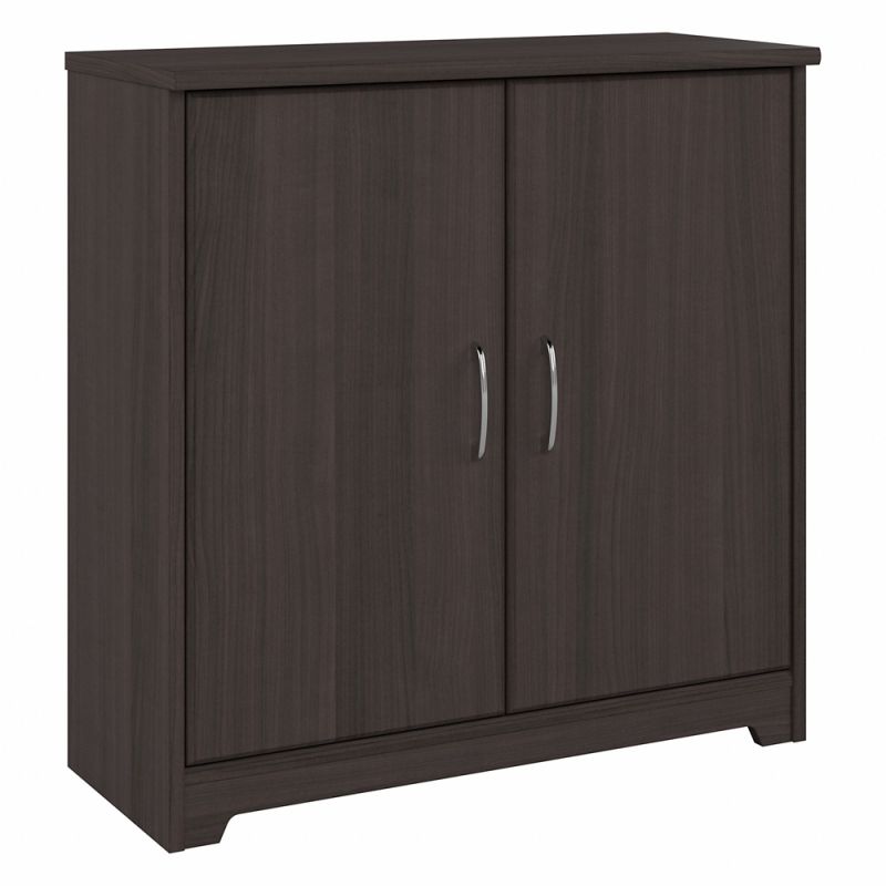 Bush Furniture - Cabot 2 Door Low Storage in Heather Gray - WC31798
