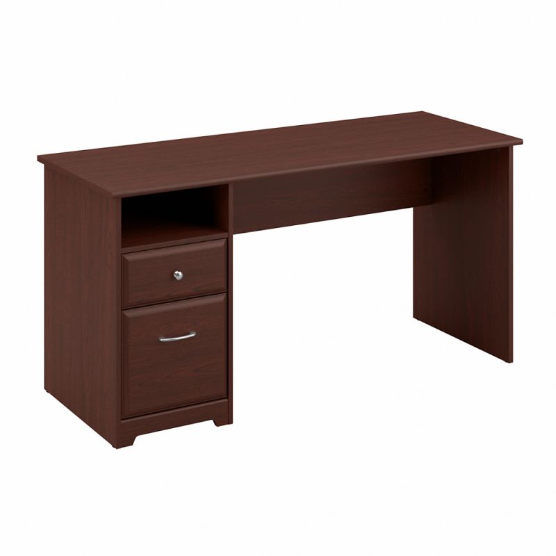 Bush Furniture - Cabot 60W Computer Desk with Drawers in Harvest Cherry - WC31460