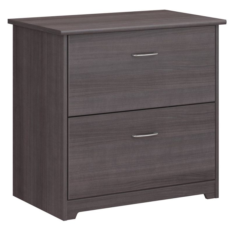 Bush Furniture - Cabot Lateral File Cabinet in Heather Gray - WC31780