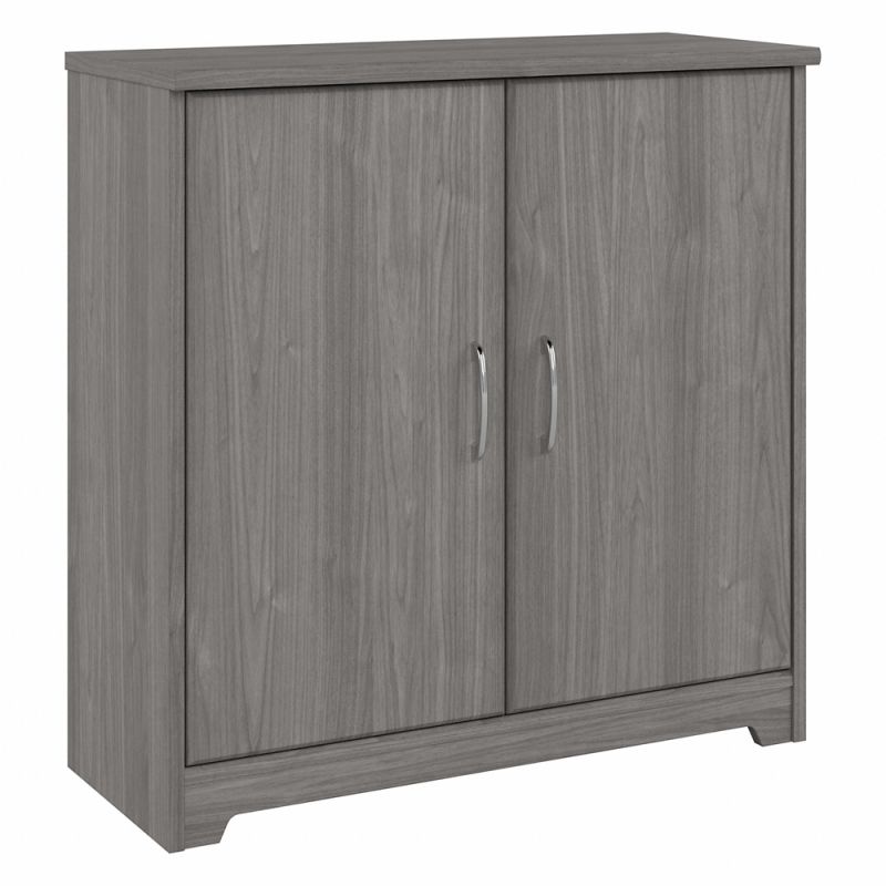 Bush Furniture - Cabot Small Entryway Cabinet with Doors in Modern Gray - WC31398-Z
