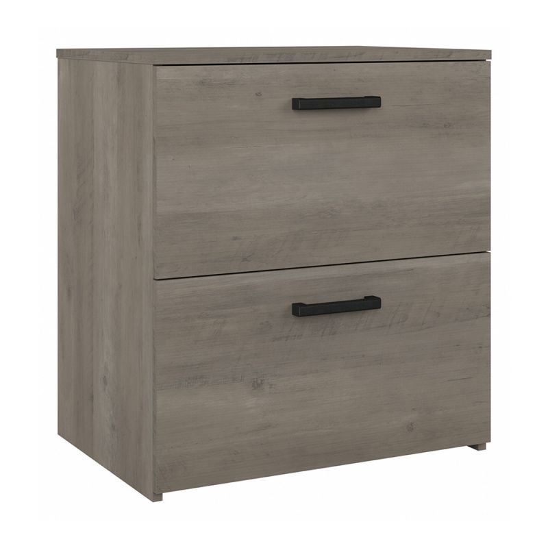 Bush Furniture - City Park 2 Drawer Lateral File Cabinet in Driftwood Gray - CPF127DG-03