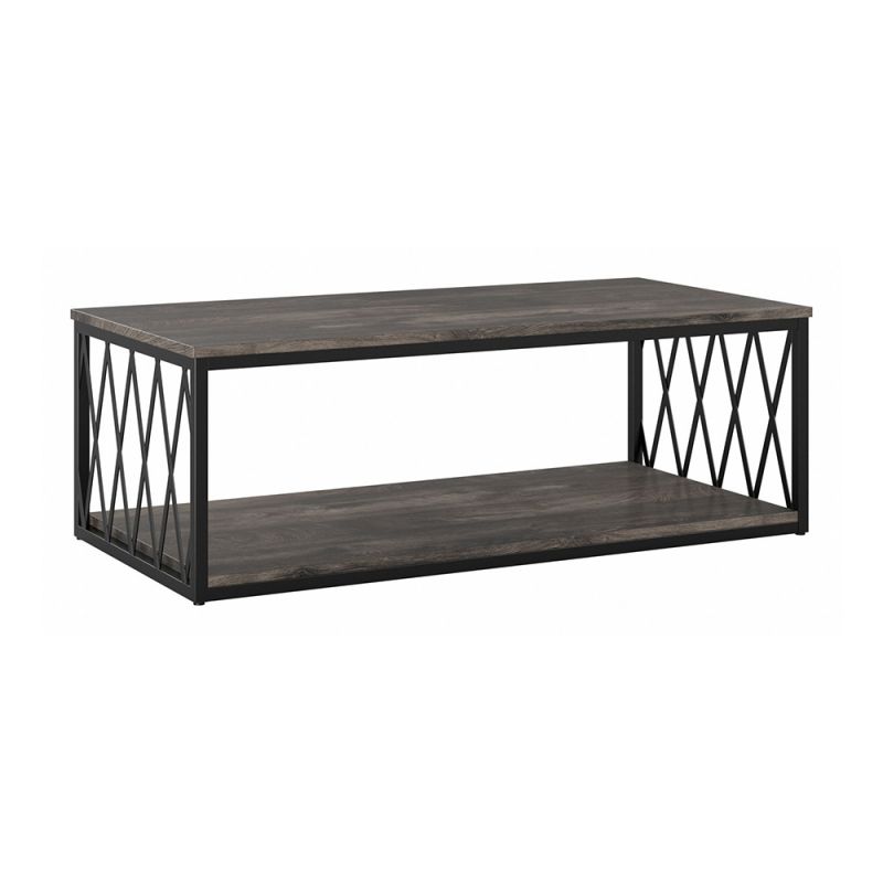 Bush Furniture - City Park Industrial Coffee Table in Dark Gray Hickory - CPT248GH-03