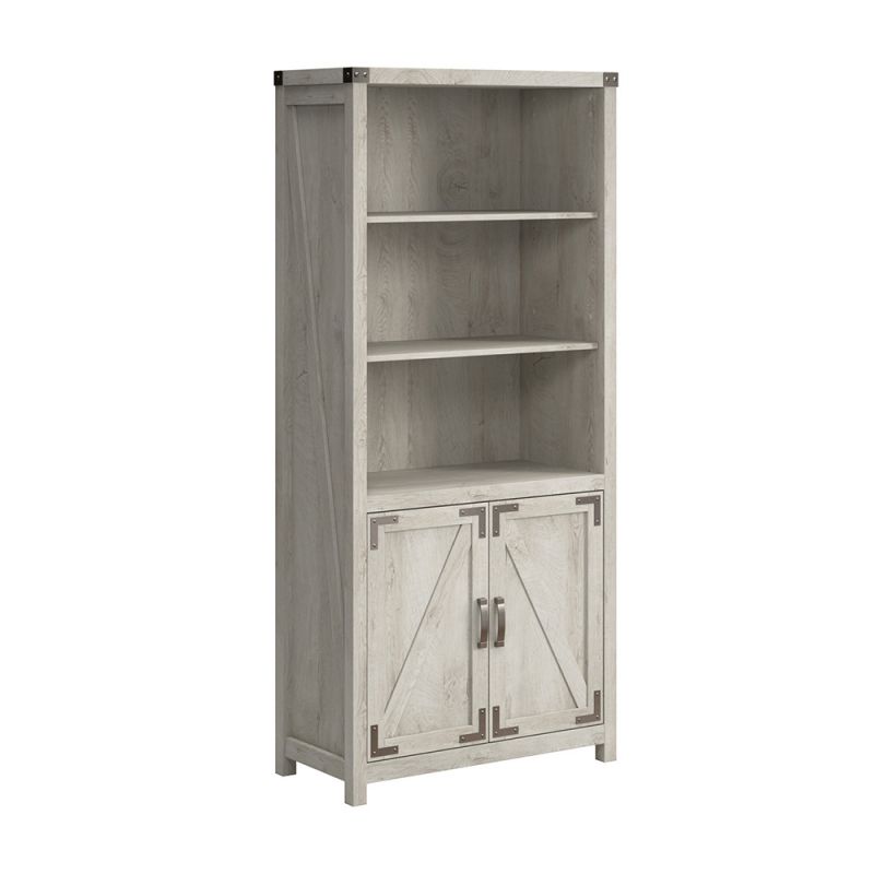 Bush Furniture - Cottage Grove 5 Shelf Bookcase in White - CGB132CWH-03