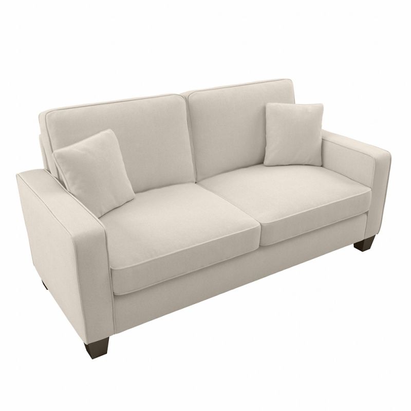 Bush Furniture - Stockton 73W Sofa in Cream Herringbone - SNJ73SCRH-03K