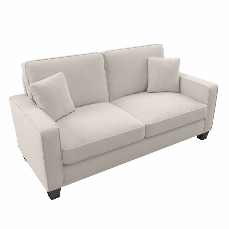 Bush Furniture Stockton 73W Sofa in Light Beige Microsuede - SNJ73SLBM-03K